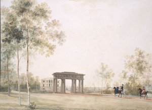 Porte du parc à Tsarskoïe Selo, après 1821