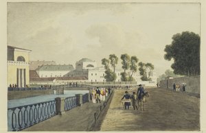 La maison Apraksin sur la rivière Fontanka, 1821-1822