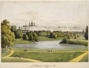 Le palais Catherine à Tsarskoïe Selo, 1821-1822