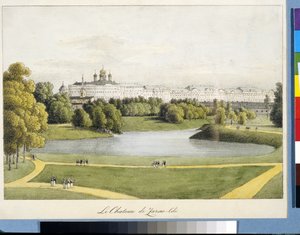 Le palais Catherine à Tsarskoïe Selo
