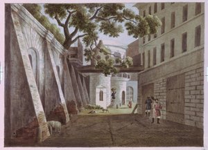 La cour de la maison de Pavel Gagarin