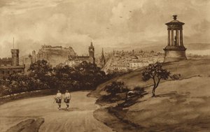 Édimbourg : Depuis le Monument de Dugald Stewart, Calton Hill