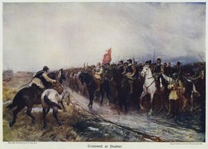 Cromwell à Dunbar - Andrew Carrick (after) Gow
