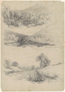 Clove Road, Catskills; À travers le Clove—Catskills; et Sur la route de Bracketts [recto]