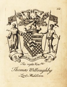 Blason du très honorable Thomas Willoughby, Lord Middleton