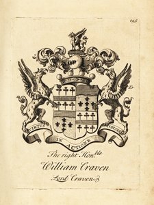 Blason du très honorable William Craven, Lord Craven, 3e baron Craven (1700-1739) - Andrew Johnston