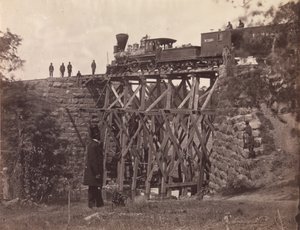 Pont sur le Chemin de Fer Orange et Alexandria, Réparé par les Ingénieurs de l