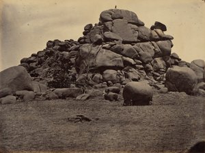 Planche 6. Rocher du Crâne, 1869 (photo)