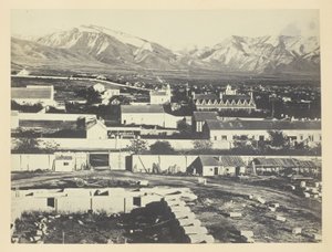 Salt Lake City, Camp Douglas et les Montagnes Wasatch en Arrière-plan