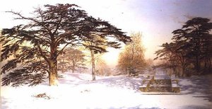 Neige vierge à moins de trois miles de Charing Cross; Holland Park