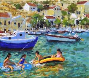 Amusement en dériveurs, Symi, Grèce - Andrew Macara