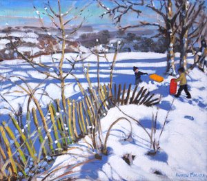 Luges rouges et oranges, Derbyshire