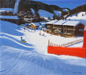Ski à La Clusaz, France