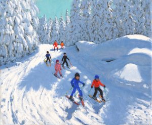 Descente de la piste, Courchevel - Andrew Macara