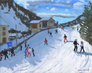 Skiant vers Selva Val Gardena, 2016 - Andrew Macara