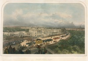 Parade passant devant Apsley House, Hyde Park Corner, Piccadilly, Londres - Andrew Maclure
