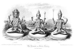 La Trimurti ou Trinité hindoue