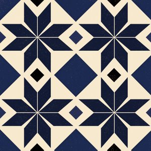 Carreau espagnol bleu