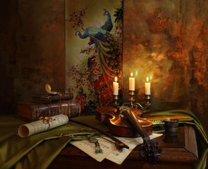 Sérénade au violon à la lueur des bougies