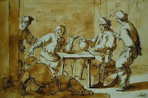 Dans le bar, 1633