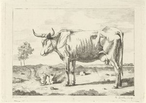 Vache dans le pré - Andries Leijerdorp