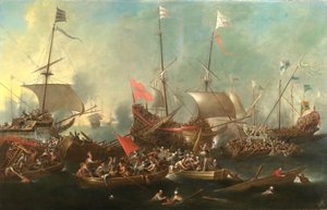 La Bataille de Lépante - Une bataille navale entre chrétiens et corsaires barbaresques, 1615-20