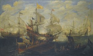 La bataille de Lépante le 7 octobre 1571 - Andries van Eertvelt