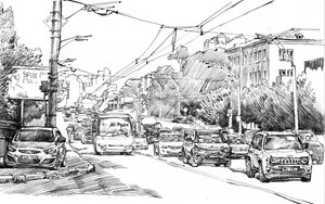 Esquisse de circulation urbaine - Andrii Kutsachenko