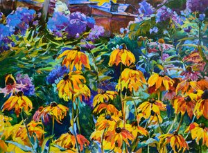 Fleurs de jardin aux couleurs éclatantes