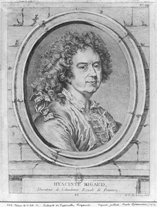 Portrait de Hyacinthe Rigaud, 1752-65 - Ange Laurent de Lalive de Jully