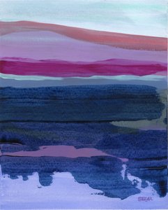 Paysage serein (abstrait)