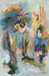 Abstrait floral éclatant