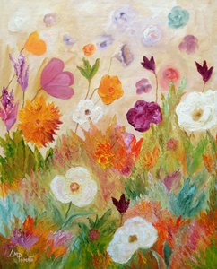 Fleurs fantaisistes du jardin