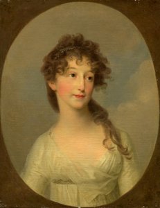 Possiblement Franciska Krasinska, Duchesse de Courlande, vers 1790