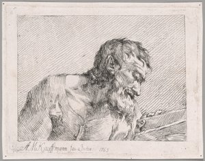 Lecture du vieil homme - Angelica Kauffmann