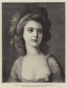 Portrait de la Comtesse Potocka, dans la galerie de Dresde - Angelica Kauffmann
