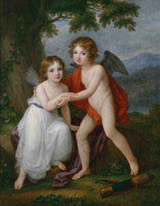 Portrait des frères et sœurs Plymouth en Amour et Psyché, 1795