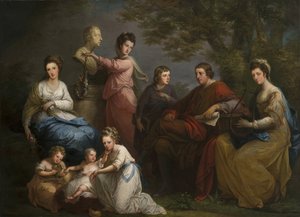La famille du comte de Gower - Angelica Kauffmann