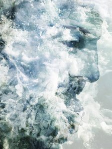 Le visage du dieu de l