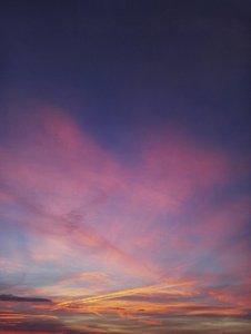 Un ciel aux couleurs chatoyantes au coucher du soleil - Angelo Cerantola