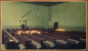 Noël à Pio Albergo Trivulzio par Angelo Morbelli (1854-1919)