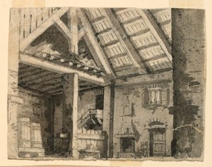Décor de scène, intérieur d