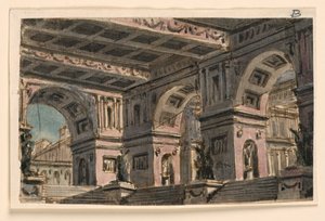 Décor de scène, Atrium du palais