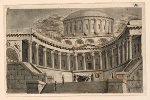 Décor de scène, Atrium du Temple - Angelo Toselli
