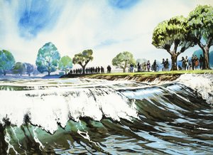 Rivières célèbres -- La Severn : Le mascaret de la Severn - Angus McBride