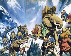 Hannibal traverse les Alpes