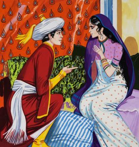 Cheval magique - Angus McBride