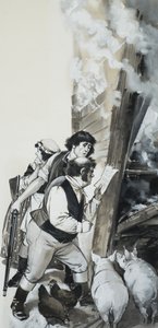 Des hommes avec des cochons - Angus McBride
