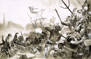 Les armées turques de Soliman encerclent Vienne en 1529 - Angus McBride