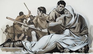 Tiberius Gracchus (gouache sur papier) - Angus McBride